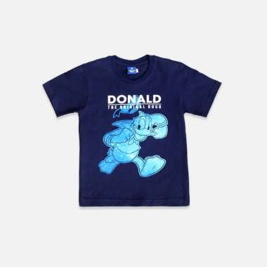 Rodeo Junior Tshirt/ Kaos Anak Laki Basic/ Donald Duck Navy Printing 6 tahun
