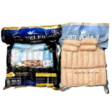Kanzler Sosis Sapi Beef Cocktail Sausage 500g