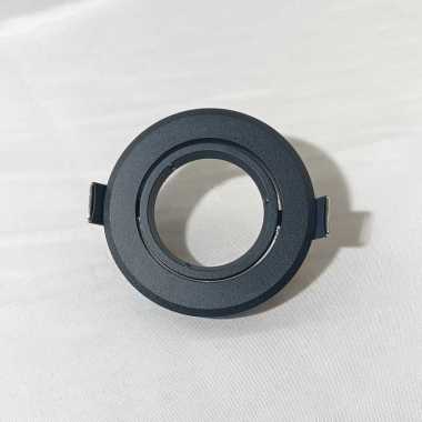 Kap Halogen Alumunium MR16/GU5.3 Led Downlight Spot Light Ceiling Plafon MR16/GU5.3 HITAM