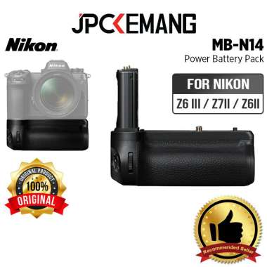 JPC KEMANG Nikon MB-N14 Power Grip Battery Pack for Nikon Z6 III / Z7 II / Z6 II Nikon MBN14 Baterai