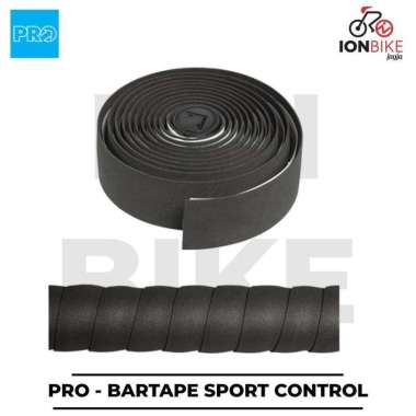 Bartape PRO Sport Control Black Tebal Empuk Bar Tape EVA Silicone Pembungkus Stang Handlebar Pelapis