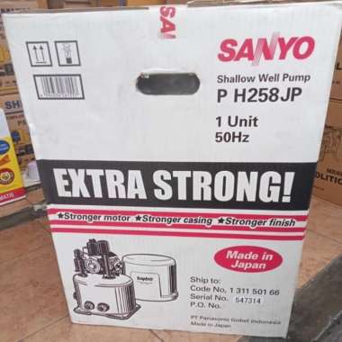 Pompa Air Sanyo 250watt PH258JP (JAPAN)
