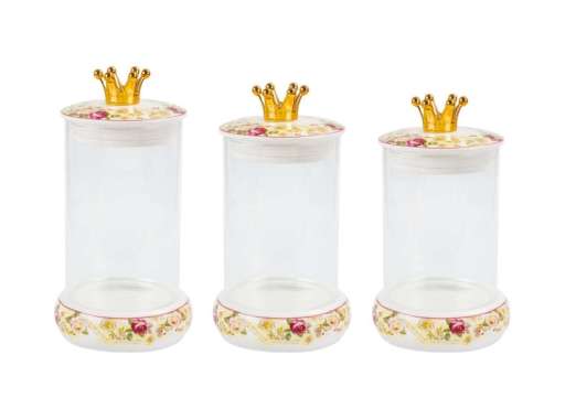 Vicenza GA305 Toples Permen Kaca 3 Buah Mawar