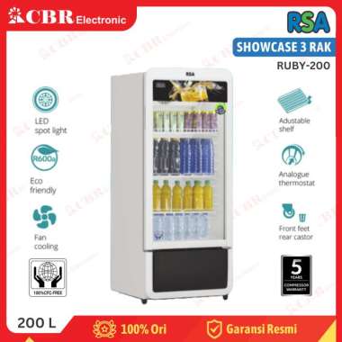 Showcase Display Cooler RSA 3 Rak RUBY-200