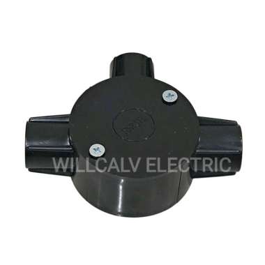 BOSS T-dus putih cabang 2 3 4 20mm / T dus putih kaki 2 3 4 20mm BOSS T dus hitam cabang 3