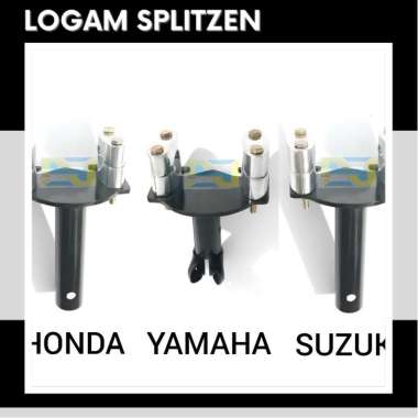 NEW Dudukan Adaptor Peninggi Stang Motor Trondol Bebek Matic Model Batman Universal Yamaha Hitam