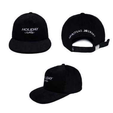 Holiday Route Spiritual Journey Corduroy Hat Black