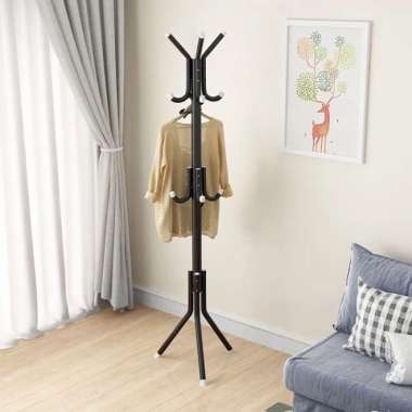 Gantungan Baju Berdiri Aesthetic Tiang Gantungan Baju Stand Hanger Baju Gantungan Topi Berdiri Gantu