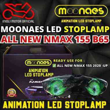 LAMPU REM BELAKANG STOPLAMP STOP LAMP MOONAES NEW NMAX 155 NEW N-MAX B65 B8R 2020 2021 2022 2023 202