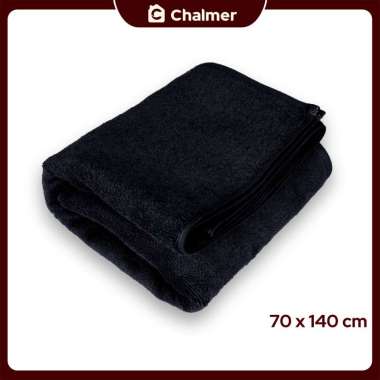 Handuk Mandi Hotel Chalmer 70 x 140 cm Handuk Hotel Premium Tebal Hitam