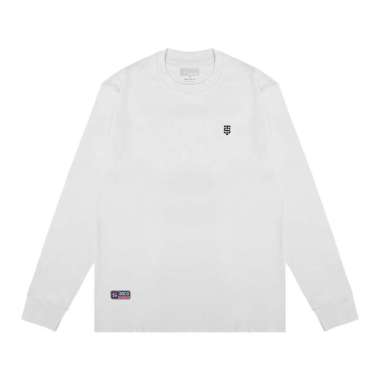 3Second Men's T-Shirt Long Sleeve Regular Fit Cotton Sporty Flone C480325 Black M