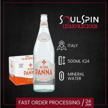 Acqua Panna Natural Mineral Water 500ml 1 Botol