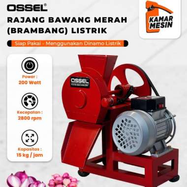 OSSEL Mesin Iris Bawang Merah Rajang Brambang Bawang Merah Rajang Brambang Listrik OSSEL