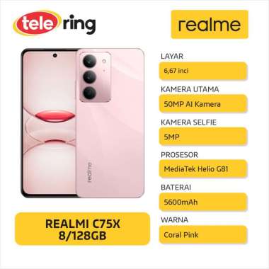 HP REALME C75X 8/128GB PINK