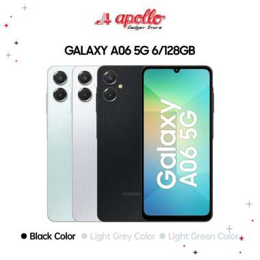 Samsung Galaxy A06 5G 6/128GB Garansi Resmi Indonesia Free Adaptor 25Watt Light Grey