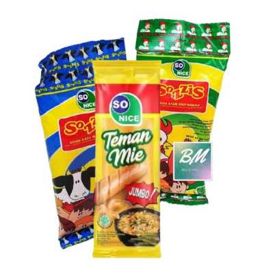 So NIce SOZZIS Sosis Ayam Sapi Teman Mie 1 Pack Siap Makan Instan Ayam