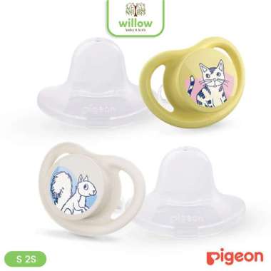 Pacifier Bayi - Pigeon Minilight Pacifier Sustainable 2S uk. S