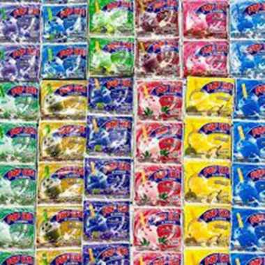 Pop Ice Es Blended 25G 1 Renceng Isi 10 Sachet Strawberry Cokelat All Variant Taro - RCG
