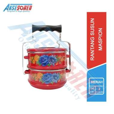 Rantang Susun Maspion / Food Carrier Panda Maspion / Enamel / Rantang Tenong / Rantang Seserahan / R