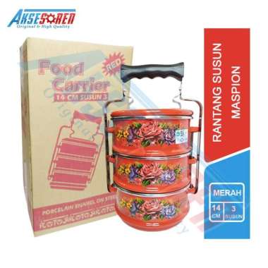 Rantang Susun Maspion / Food Carrier Panda Maspion / Enamel / Rantang Tenong / Rantang Seserahan / R