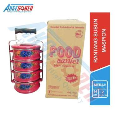 Rantang Susun Maspion / Food Carrier Panda Maspion / Enamel / Rantang Tenong / Rantang Seserahan / R