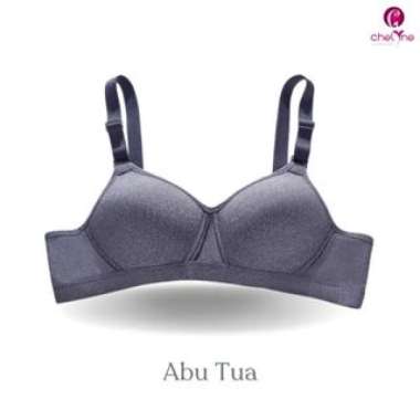 Chelyne BH Wanita B822 Full Cup Bra Spandex Lycra Premium Tanpa Kawat Penyangga - 36/42 Cup B. Size