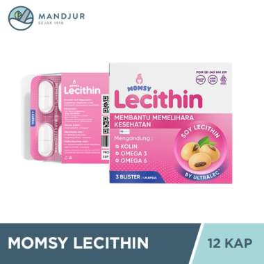 Momsy Lecithin 12 Kapsul - Membantu Melancarkan ASI