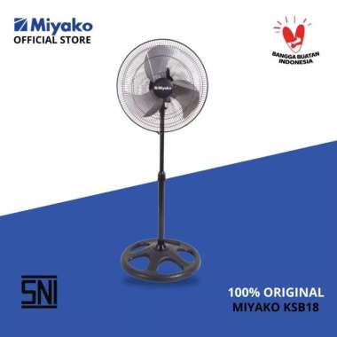 Kipas Angin Miyako KSB18 Stand Fan 18 Inch- baling-baling alumunium
