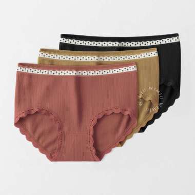 Wimiu Celana Dalam Panty Pakaian Dalam Wanita Perempuan CD 300038 1PCS MULTICOLOR