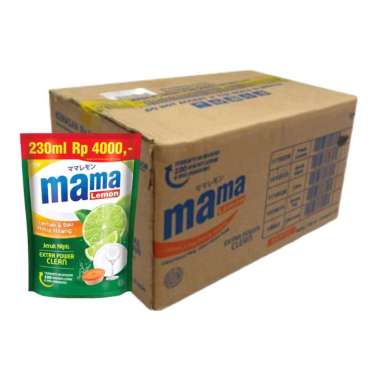 Promo Harga Mama Lemon Cairan Pencuci Piring Jeruk Nipis 230 ml - Blibli