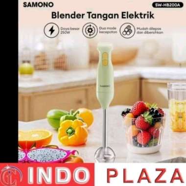 SAMONO BLENDER TANGAN ELEKTRIK STAINLESS STEEL SW-HB200A | SAMONO ELECTRIC HAND BLENDER SW-HB200A