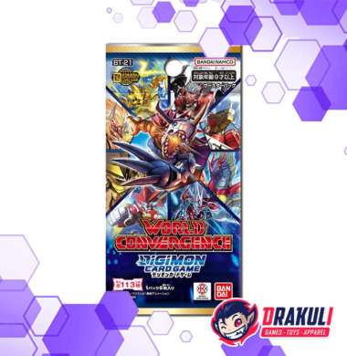 Digimon Card Game Booster Pack World Converge BT-21 / BT21