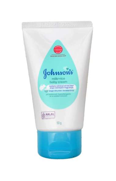 Johnson's baby cream milk rice / pink 50 gram milk rice