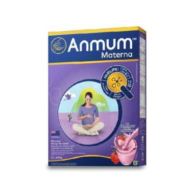 Anmum materna susu ibu hamil rasa coklat / vanila / strawberry white coklat 400 gram strawberry whit