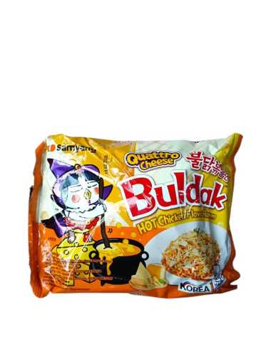 Mie Samyang Green Buldak / Mie Instan Korea / Mie halal korea quattro cheese