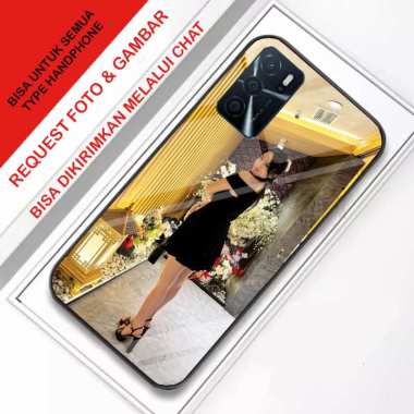 Custom Case 2D Casing HARDCASE Tempered Glass Cover Belakang Hp Lenovo A7000 LENOVO A7000 REQUEST FO