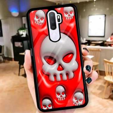 Custom Case 2D Casing HARDCASE Tempered Glass Cover Belakang Hp Lenovo A7000 LENOVO A7000 SERIES 3