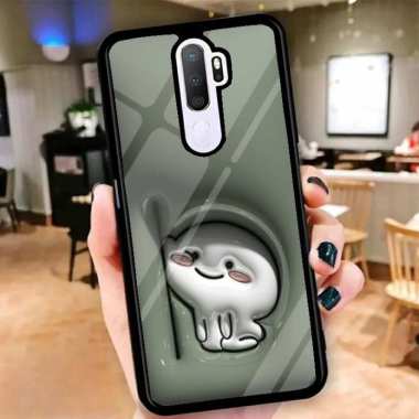 Custom Case 2D Casing HARDCASE Tempered Glass Cover Belakang Hp Lenovo A7000 LENOVO A7000 SERIES 6