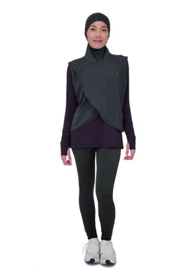 Trijee - ES Hijab Outer Women / Rompi Olahraga Wanita / Vest Sport Hijab / Vest Hijab Wanita / Vest 