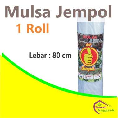 Mulsa Jempol 1 Rol 5 kg penutup tanah black silver plastik bulan phalaenopsis tanaman hias tangkai b