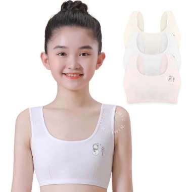 Wimiu Miniset BH Mini Set Miniset Anak Perempuan SD SMP Wanita Remaja Bra Sport Step One 100142 CREA