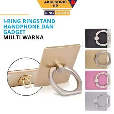 Iring hp / ring stand smartphone ipad tab iphone android oppo vivo xiaomi redmi universal warna RAND