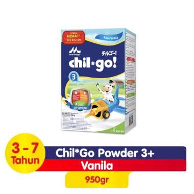 Chil Go Powder 3+ Kemasan 950 g - Susu Bubuk Anak Vanila