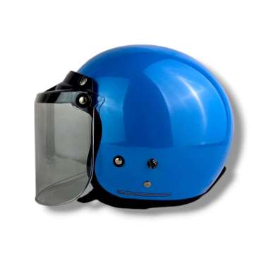 HELM BOGO CARGLOSS DEWASA SNI POLOS | HELM BOGO MURAH SNI XL BIRU