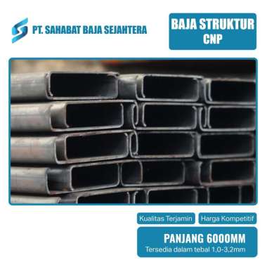 Besi Kanal C - C Channel - Besi CNP 125 X 50 X 6 Meter 2,5 MM