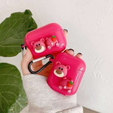 Case Mirror Space 1 2 3 AirPods Pro 1 2 3 Pelindung TWS Earphone Polos Warna Lotso Baseus Caseus W3