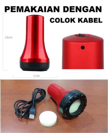 Alat kerok elektrik Bekam INFRARED Alat pijit kop elektrik guasha - KABEL - 1 MODE
