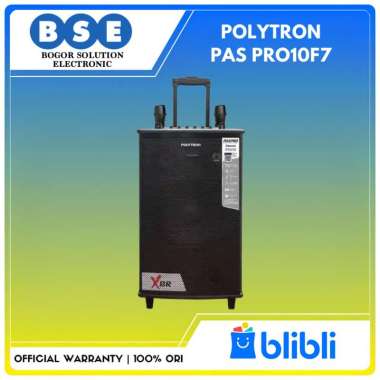 Speaker Polytron PAS PRO10F7 Speaker Bluetooth Polytron PASPRO 10F7 - Free Mic Wireless 2 Pcs