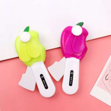 SK-C1313 Kipas Angin Anak Mini Fan Manual Genggam Karakter Buah Lucu Portabel / Mainan Kipas Angin T