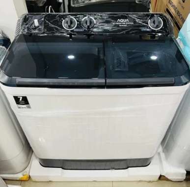 MESIN CUCI AQUA QW-8010HT 8 KG 2 TABUNG
